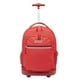 thumbnail image 1 of Mochila con ruedas Travelers Club roja resistente al agua de 18 pulgadas, 1 of 3