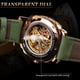 thumbnail image 5 of Reloj FORSINING Cuadrado Retro Mecánico Esqueleto Plateado, 5 of 7
