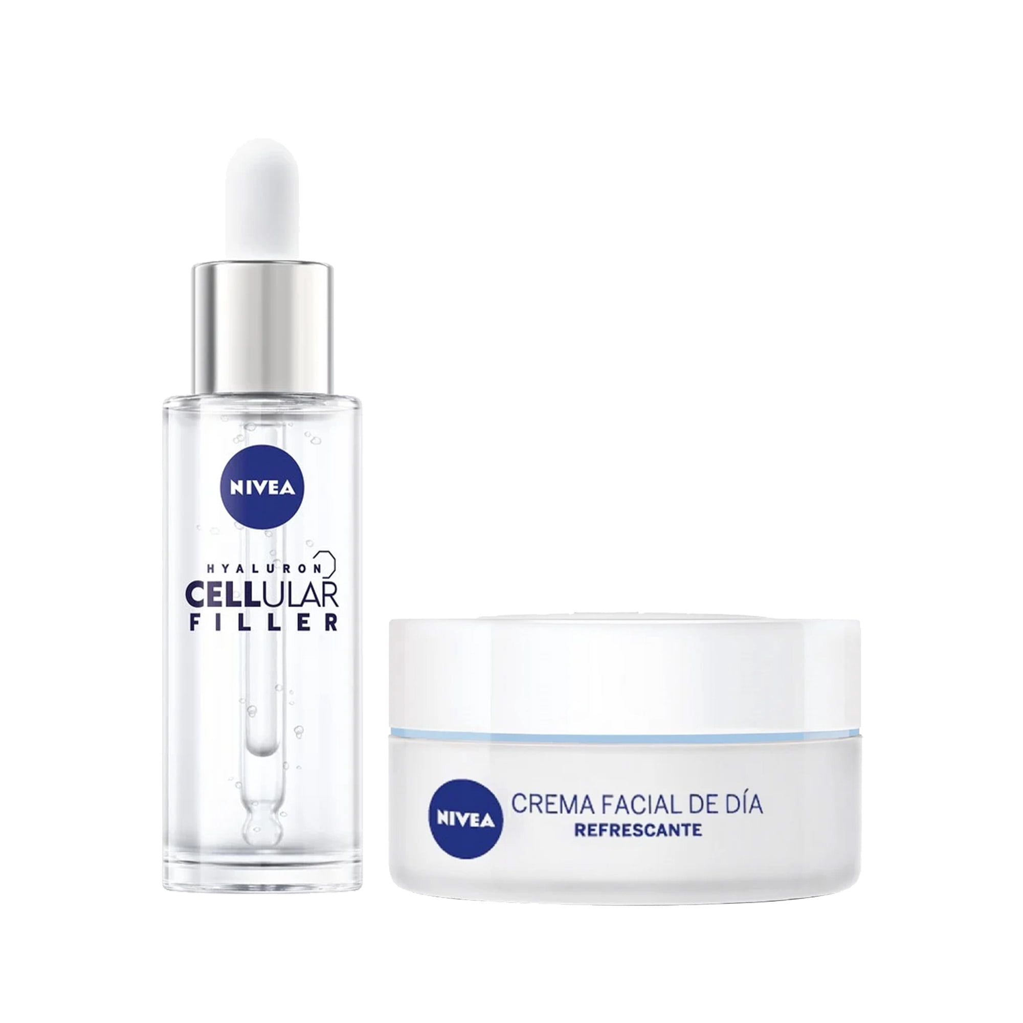 Nivea Sérum Hyaluron + Crema Facial Hidratante Día