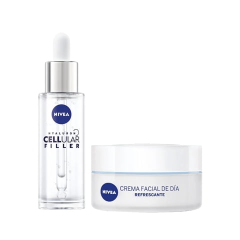 Nivea Sérum Hyaluron + Crema Facial Hidratante Día