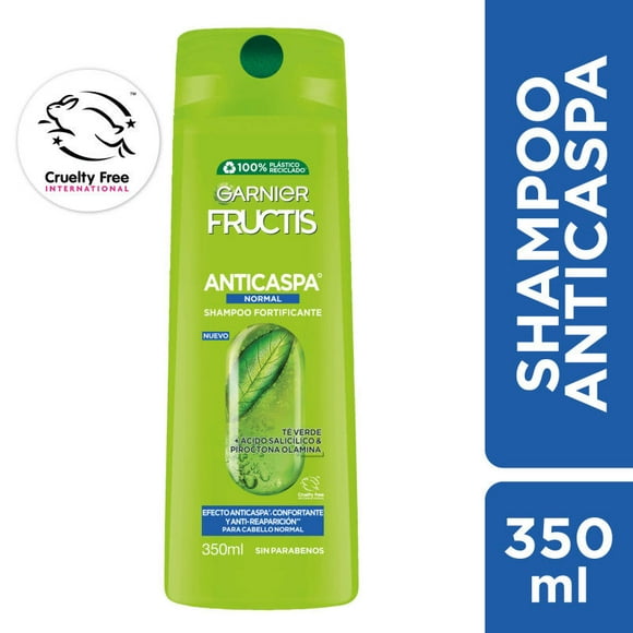 Shampoo Fructis Anticaspa Normal Botella