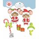 thumbnail image 1 of Set de accesorios navideños Elizabeth Craft de metal, 1 of 9