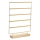 thumbnail image 4 of Soporte De Exhibición De Pendientes De 5 Niveles, Base De Madera, Suministros De Adorno, Estante Colgante Para Tienda, Dorado, 4 of 4