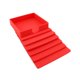 thumbnail image 4 of tazas de vasos cuadrados taza de silicona tazas de taza de sostenedor de estera de té taza de té rojo, 4 of 5