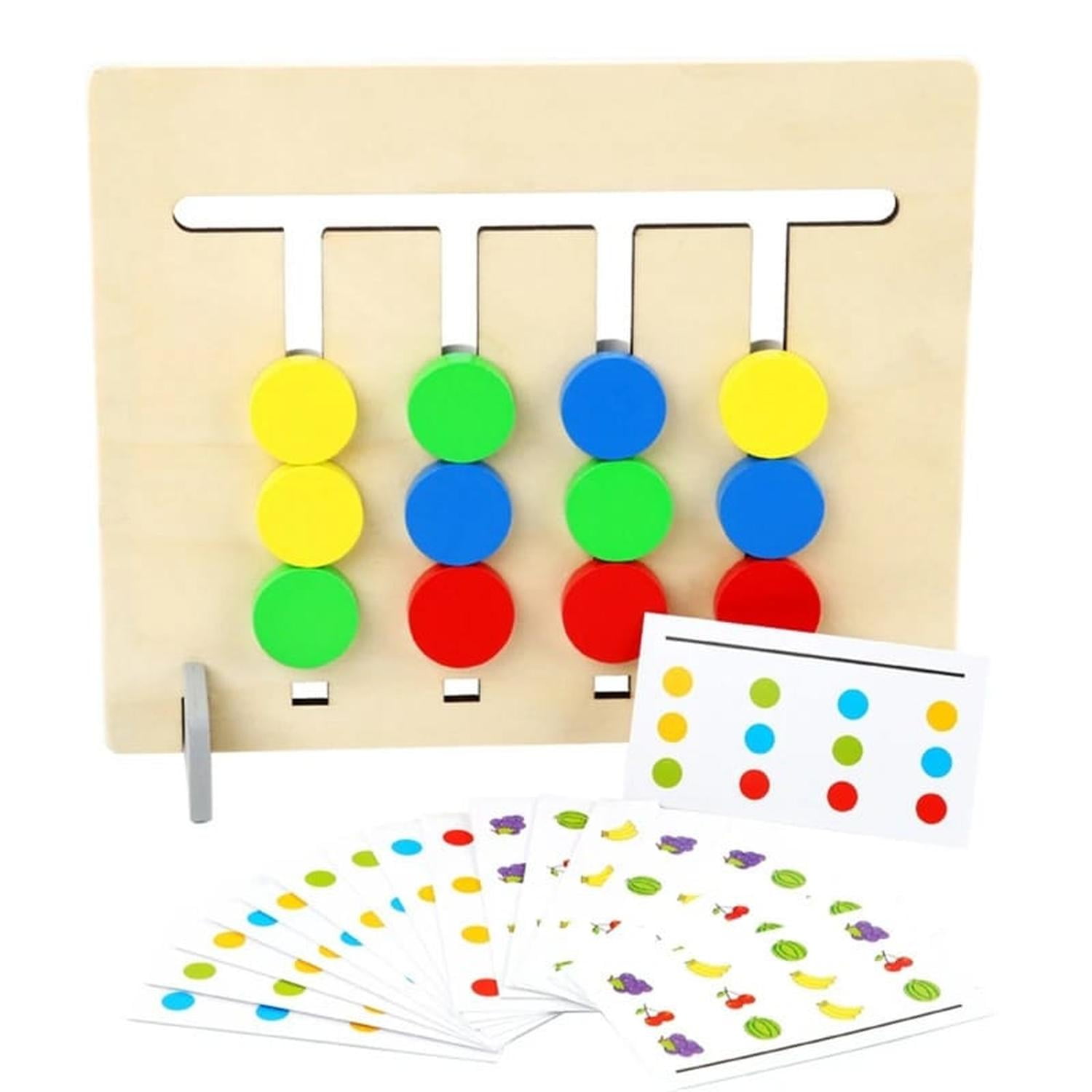Clickdescuento - Juego De Pensamiento Logico Colores Montessori Azul