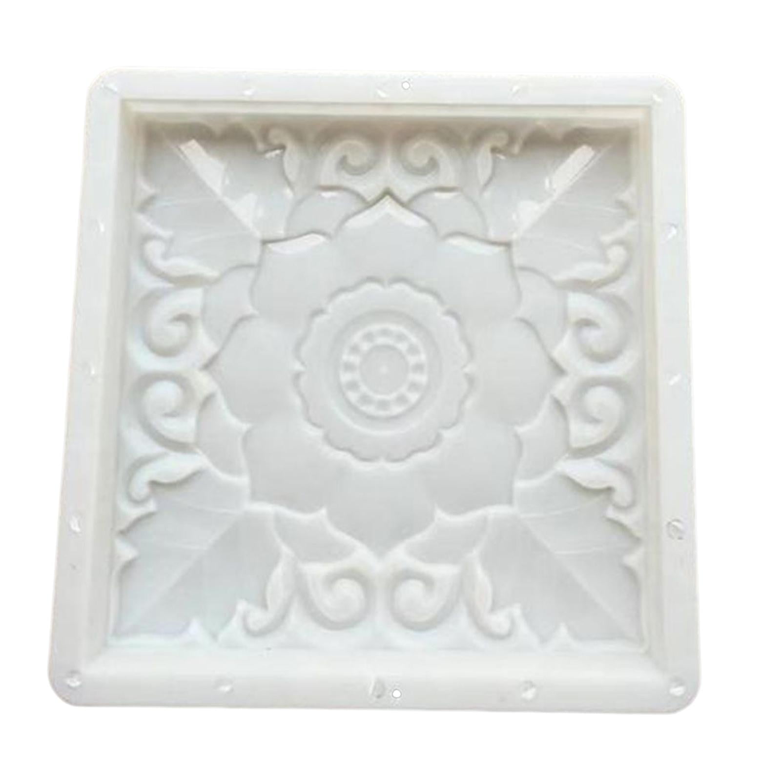 Ioensy - Camino De Bricolaje Moldes Cemento Jardín Decorativo Hormigón Ladrillo Paso Piedra Pavimento