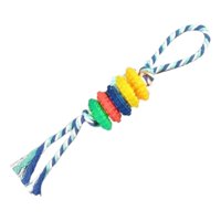 Genérico - Set 5 Juguetes Cuerda Con Mordillo Goma Mascotas Lau