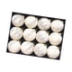 thumbnail image 3 of 12 Bolas Navideñas de Terciopelo, Adornos Colgantes para Decoración Navideña, Flocados, para Fiestas, árboles de Navidad, Bodas, Decoración Del Hogar. Blanco, 3 of 5