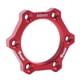 thumbnail image 5 of Bujes Roscados De Aluminio Para Bicicleta MTB Base Del Adaptador Del Rotor Del Freno De Disco Rojo 44 Mm, 5 of 5