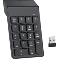 Genérico - Teclado Numérico Inalámbrico Usb 2.4G Portátil