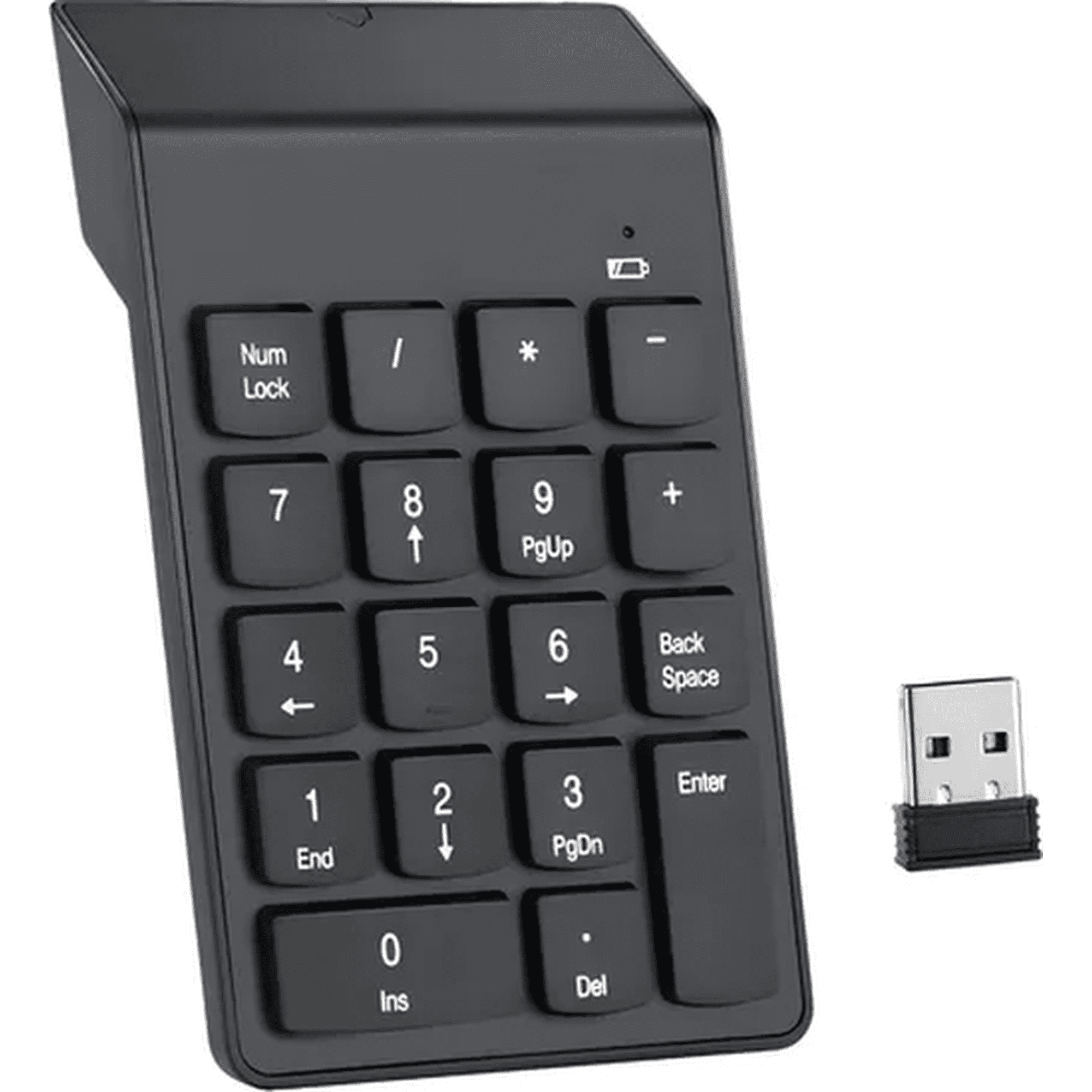 Genérico - Teclado Numérico Inalámbrico Usb 2.4g Portátil
