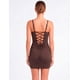 thumbnail image 3 of Vestido modelador de lycra para tenis cafe Talla L, 3 of 4