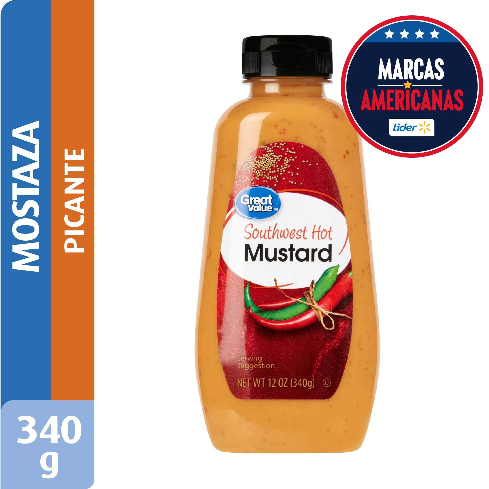 Mostaza Picante Southwest Squeeze 340 g Great Value