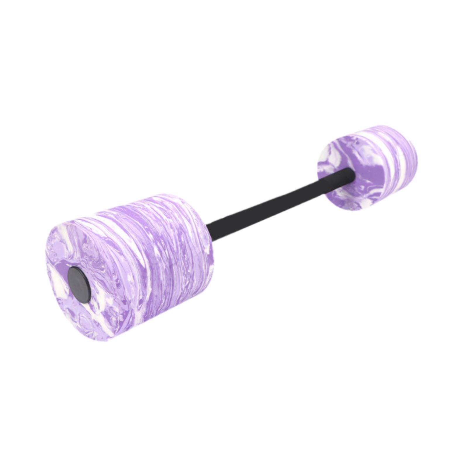 Magideal - Mancuernas Para Ejercicios Acuáticos, Pesas Aeróbicas Para Piscina, Herramienta De Entrenamiento De Resistencia Acuática, Barra De Natación Para Entre Púrpura