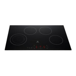 Electrolux - Encimera Eléctrica 4 Platos Vitrocerámica E7Dt Negra