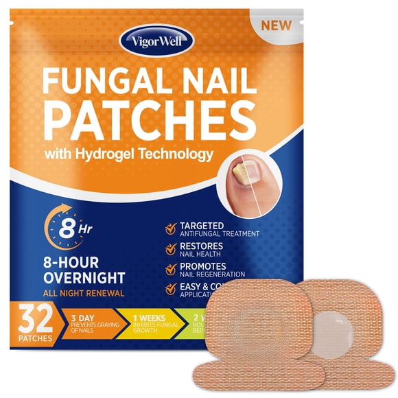 Parches para reparación de uñas VigorWell Extra Fuerte 32 pzas