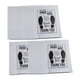 thumbnail image 4 of 50 Alfombrillas De Papel Para Coche, Almohadillas Para Los Pies Para SUV Y Camiones, Color Blanco, Estilo A, 4 of 5