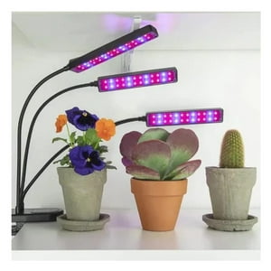 Clickdescuento - Lampara Led Cultivo De Plantas Espectro Completo Negro