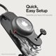 thumbnail image 4 of Llavero KEY SMART Soporte para AirTag de Cuero Vegano Negro, 4 of 9