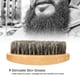 thumbnail image 3 of Juego de 4 peines para barba Revolution Beard Comb & Beard Brush para hombre: cepillo de cerdas naturales de jabalí y peine de madera de peral de doble acción con estuche de viaje de terciopelo., 3 of 8