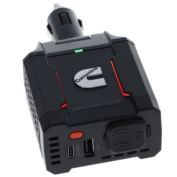 Inversor Cummins 120 W 12 V CC a CA con carga rápida USB-C