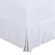 thumbnail image 1 of Faldon Cama King Blanco Liso Elasticados Premium Aura Zeus, 1 of 8