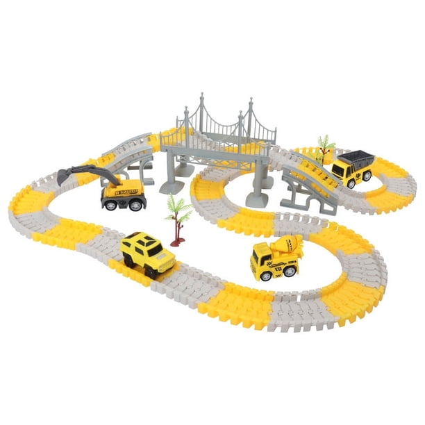 Children's Educational Toys, Track Car, Small Train, DIY Electric Track, Engineering Car
