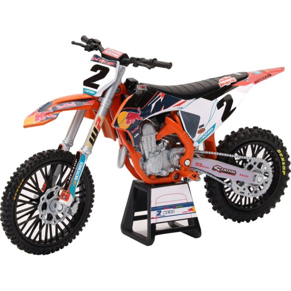 Motocicleta Modelo Diecast Escala 1/12 KTM 450 SX-F Cooper Webb