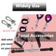 thumbnail image 3 of Adaptador Tonal T Lock JILINWEI de acero inoxidable, 1 par con ganchos, 3 of 6
