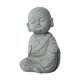 thumbnail image 2 of Estatuillas De Estatua De Monje De Buda De Piedra Arenisca Para Esculturas De Decoración De Macetas Con Una Sola Mano En La Pierna, 2 of 5