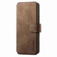 thumbnail image 4 of Funda Billetera Magnética para Honor X9C Soporte Tarjetas Desmontable Marrón, 4 of 6