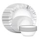 thumbnail image 1 of Corelle Vitrelle Juego de 18 Piezas para 6 Personas, Vidrio Triple Capa Resistente a Astillados, Platos y Tazones Redondos Ligeros, Arica, 1 of 7