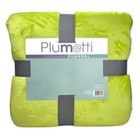 Frazada Flannel 1.5 Plazas / Verde – Plumetti