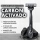 thumbnail image 2 of Máquina de Afeitar Gillette Prestobarba Carbón, 4 un, 2 of 5
