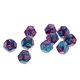 thumbnail image 2 of Dados De Poliedro De Varios Lados D12 Para D&D TRPG Juego De Mesa Morado + Azul, 2 of 5