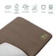 thumbnail image 5 of Alfombra viscoelástica de baño Lacoste, forro polar ultrasuave, 19 x 30 cm, color marrón, 5 of 7