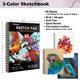 thumbnail image 5 of Set de dibujo y bocetaje Artownlar de 72 piezas con cuaderno de bocetos de 8 x 11 pulgadas y estuche, 5 of 6