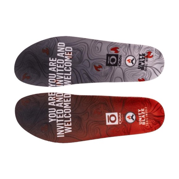 Plantilla Oboz Unity Blaze Trail Rojo XL