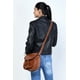 thumbnail image 3 of Cartera Sharo Cuero Blanco, 3 of 7