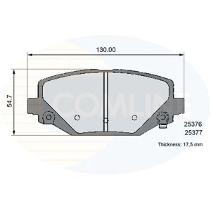 Pastillas Freno Para Auto Comline Cbp36102