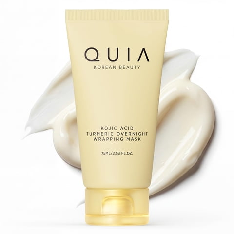 Quia Beauty - Mascarilla Quia De Cúrcuma Y Ácido Kójico Hidratante Nocturna 75 Ml