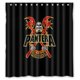 thumbnail image 1 of Cortina de ducha Pantera, juego de cortinas de baño con ganchos, tamaño 66 x 72 pulgadas, 1 of 3