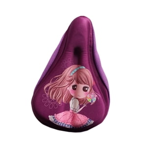 Ioensy - Funda De Cojín Para Asiento De Bicicleta Para Niños, Funda Para Sillín De Bicicleta, Accesorios De Ciclismo, Color Morado