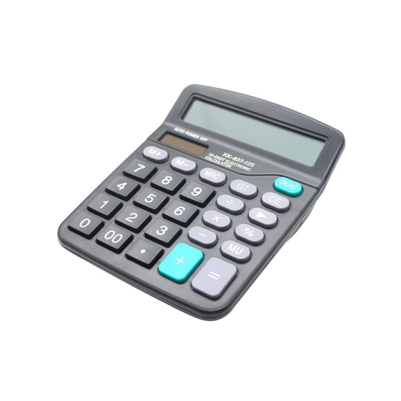 Calculadora de escritorio Septo con batería solar de 12 dígitos con pantalla LCD