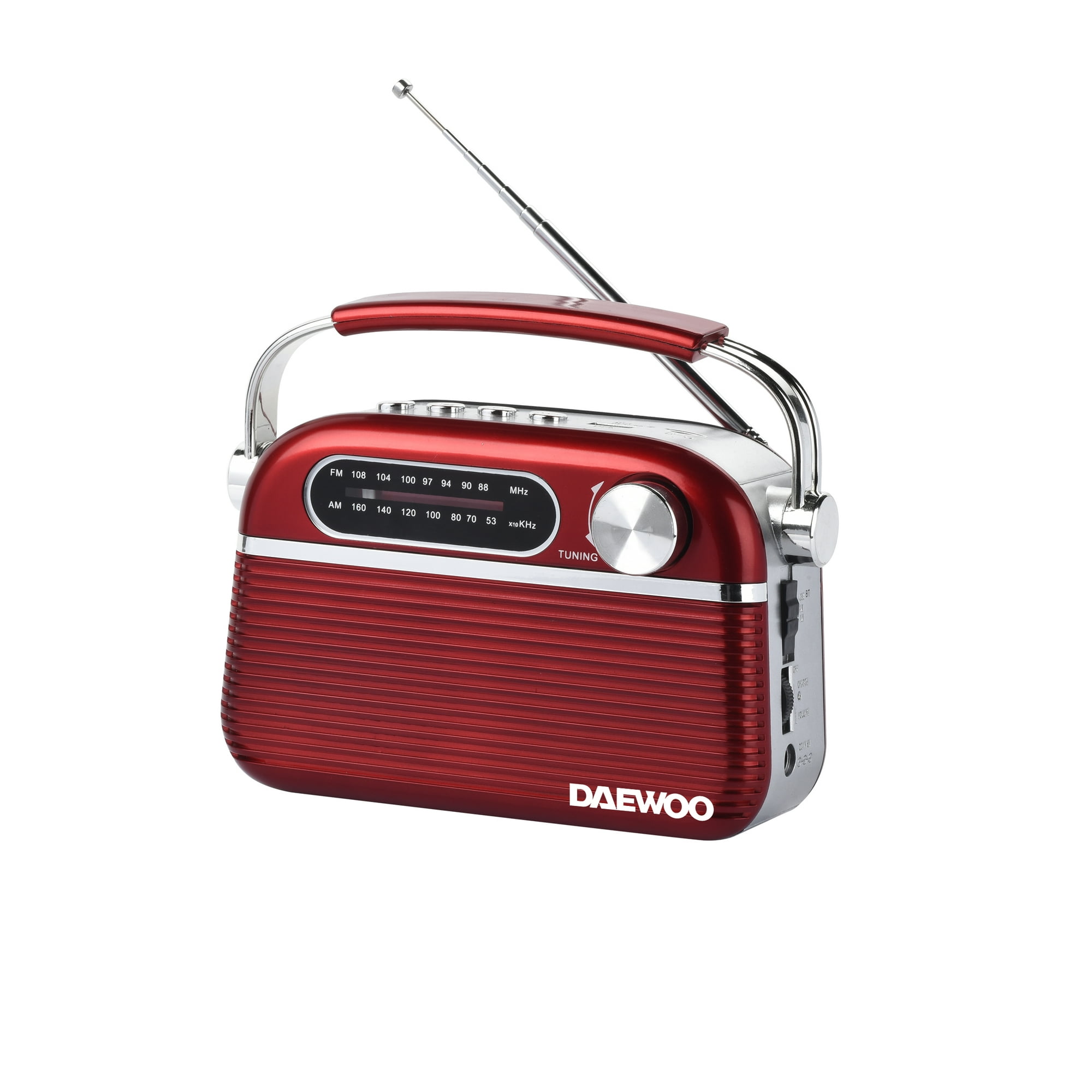 Radio Portátil Retro Amfm Daewoo Di-h221rd