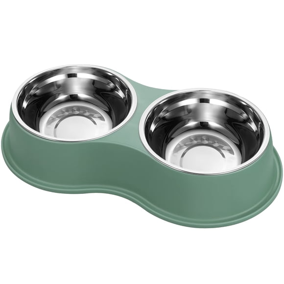 Juego doble de cuencos para perros EpetsLove de acero inoxidable 18 oz
