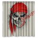 thumbnail image 1 of Cortina de ducha con diseño de piratas en el mar, juego de cortinas de baño con ganchos, tamaño 60 x 72 pulgadas, 1 of 3