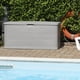 thumbnail image 4 of Baúl italiano organizador de jardín 117x45x56 280l gris, 4 of 6