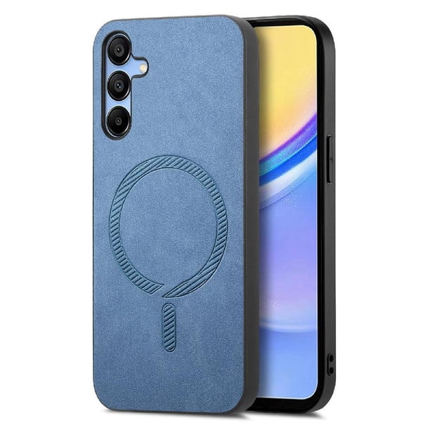Magnetic Slim Case for Samsung Galaxy A16 with Camera Guard & Anti-Scratch Back Blue