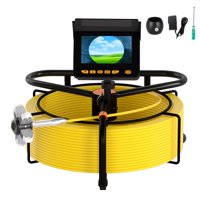 Cámara De Alcantarillado Jqkjcam De 10 M/32,8 Pies A Prueba De Agua Con 16 Gb Y Luz